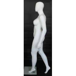 Egg Head Matte White Plus size Female Mannequin- PLUS-66