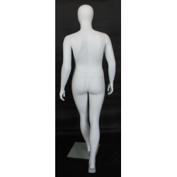 Egg Head Matte White Plus size Female Mannequin- PLUS-66