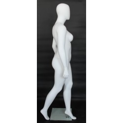 Egg Head Matte White Plus size Female Mannequin- PLUS-66