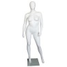 Egg Head Matte White Plus size Female Mannequin- PLUS-99