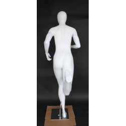 Contemporary Style Egg Head Athletic Running  Female Mannequin