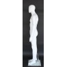 5 ft 8 in Tall Male Mannequin Egg head Matte white -AME05-WT