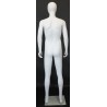 5 ft 7 in Tall Male Mannequin Egg head Matte white -CB20E-WT