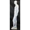 6 ft 3 in Male Mannequin Size 40 Egg head Matte white -SFM21E-WT