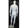 6 ft 3 in Male Mannequin Size 40 Egg head Matte white -SFM21E-WT