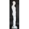 6 ft 1 in Male Mannequin Egg head Matte white -SFM29E-WT