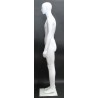 6 ft 3 in Male Mannequin Featured Face Matte white -SFM31E-WT