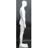 6 ft 3 in Male Mannequin Featured Face Matte white -SFM31E-WT