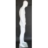 6 ft 3 in Male Mannequin Egg head Matte white -SFM41E-WT