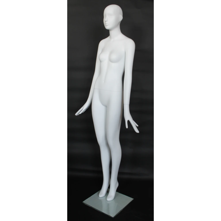 Contemporary Abstract Face Female Mannequin -SFW10E-WT