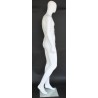 6 ft 3 in Male Mannequin Egg head Matte white -SFM42E-WT