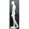 6 ft 3 in Male Mannequin Egg head Matte white -SFM43E-WT