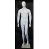 6 ft 2 in Casual Male Mannequin Egg head Matte white -SFM67E-WT