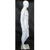 6 ft 2 in Casual Male Mannequin Egg head Matte white -SFM67E-WT