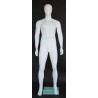 6 ft 3 in Male Mannequin Large size Egg head Matte white -SFM69E-WT