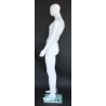 6 ft 3 in Male Mannequin Large size Egg head Matte white -SFM69E-WT