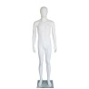 5 ft 10 in Male Mannequin Small Size Egg head Matte white -SFM72E-WT