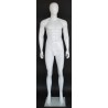 6 ft 1 in Glossy White Male Mannequin Egg head -SFM83E-GW