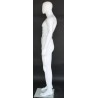 6 ft 1 in Glossy White Male Mannequin Egg head -SFM83E-GW