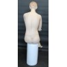 Female Sitting Mannequin Molded hair with face make up -SFW9-FT