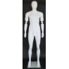 6 ft 1 in Male Mannequin with bendable arms white-SFM25E-WT