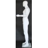 6 ft 1 in Male Mannequin with bendable arms white-SFM25E-WT