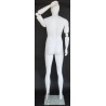 6 ft 1 in Male Mannequin with bendable arms white-SFM25E-WT