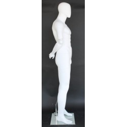 6 ft 1 in Male Mannequin with bendable arms white-SFM25E-WT