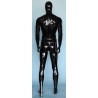 6 ft 3 in Glossy Black Male Mannequin Egg head  -SFM51E-HB