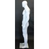 6 ft 2 in Athletic Male Mannequin Egg head Matte white -SFM53E-WT