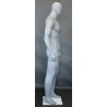 6 ft 2 in Muscular Male Mannequin Egg head Matte Grey -SFM53E-Grey