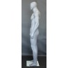 6 ft 2 in Muscular Male Mannequin Egg head Matte Grey -SFM53E-Grey