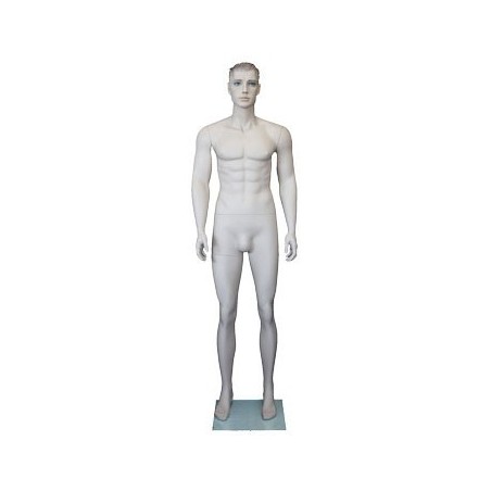 6 ft 1 in Face Makeup Skin tone colored Male Mannequin SFM51-FT