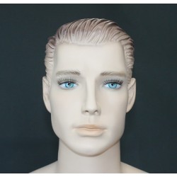 6 ft 1 in Face Makeup Skin tone colored Male Mannequin SFM51-FT