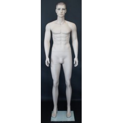 6 ft 1 in Face Makeup Skin tone colored Male Mannequin SFM51-FT