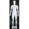 6 ft 2 in White Male Mannequin with bendable arms SFM20-WT