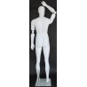 6 ft 2 in White Male Mannequin with bendable arms SFM20-WT