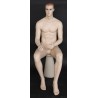 4 ft 7 in Sitting Male Mannequin Face Make up  -SFM8-FT