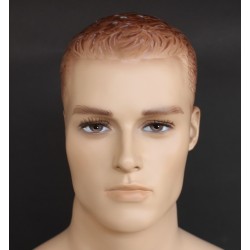 4 ft 7 in Sitting Male Mannequin Face Make up  -SFM8-FT