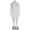 Headless Matte White Plus size Female Mannequin- PLUS-5