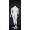 Matte White Plus size headless Female Mannequin- PLUS-2