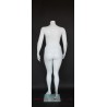 Headless Matte White Plus size Female Mannequin- PLUS-1