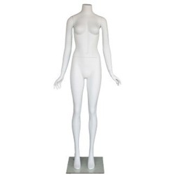 New Headless Full Body Female Mannequin Matte White STW-011WT