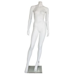 New Headless Full Body Female Mannequin Matte White STW010-WT