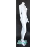 Small size Headless Full Body Female Mannequin Matte White STW003-WT