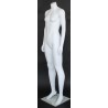 Athletic Headless Full Body Female Mannequin Matte White STW101-WT