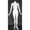 5 ft 6 in Headless Full Body Female Mannequin Matte White STW102-WT