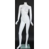 Fashionable Headless Full Body Female Mannequin Matte White- STW103-WT