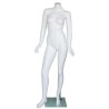 Fashionable Headless Full Body Female Mannequin Matte White- STW103-WT