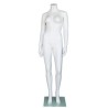 5 ft 4 in Headless Full Body Female Mannequin Matte White STW105-WT